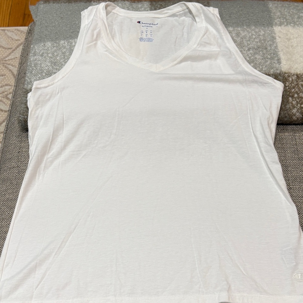 Champion Classic White Sleeveless Top